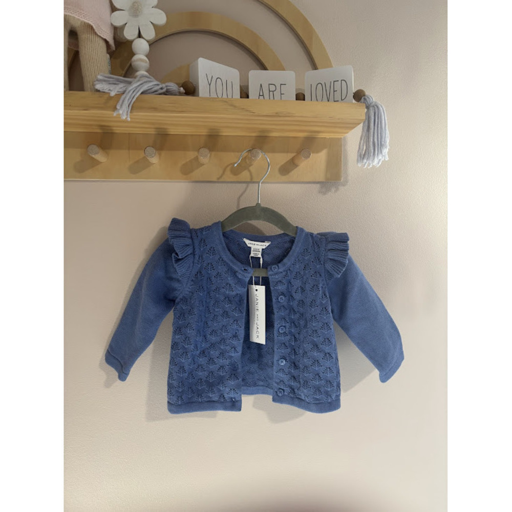 Janie & Jack Blue sweater 6-12M
